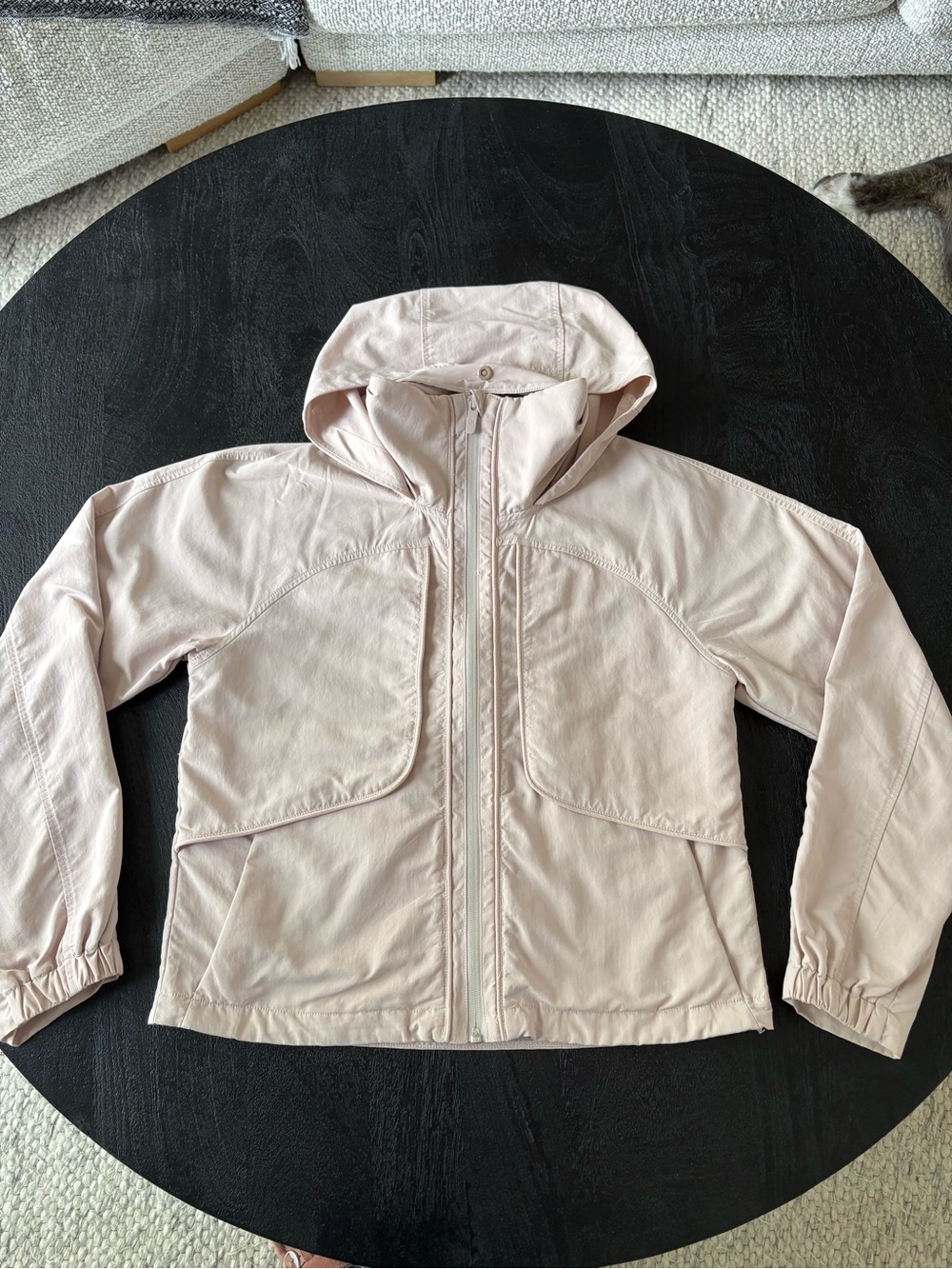 lululemon athletica Light Pink Hooded Jacket